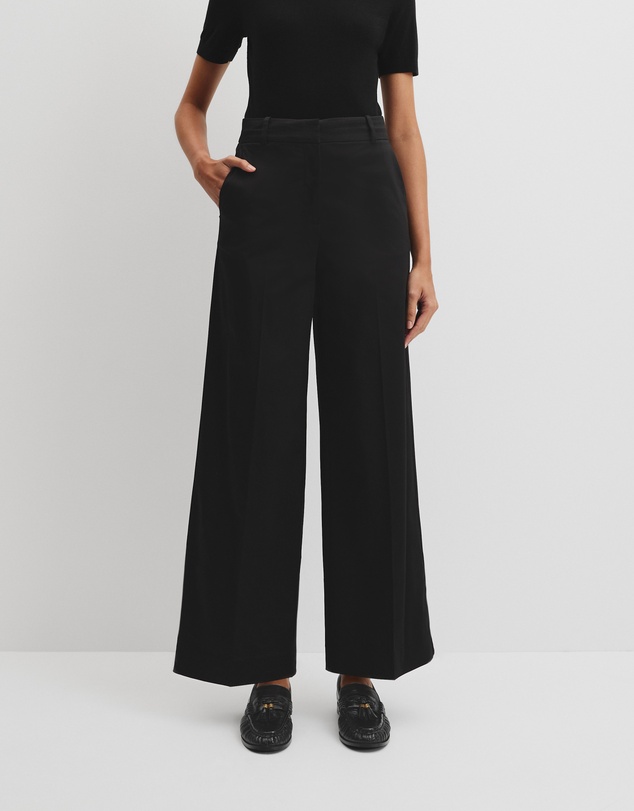Country Road - Cotton Sateen Wide Pant