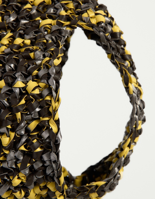 M.N.G - Handmade Woven Leather Handbag