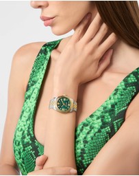 Philipp Plein - DATE SUPERLATIVE 34mm Gold-Tone Analogue