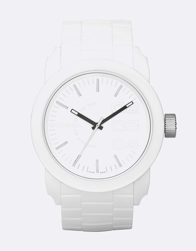Diesel - Double Down S44 White Analogue Watch