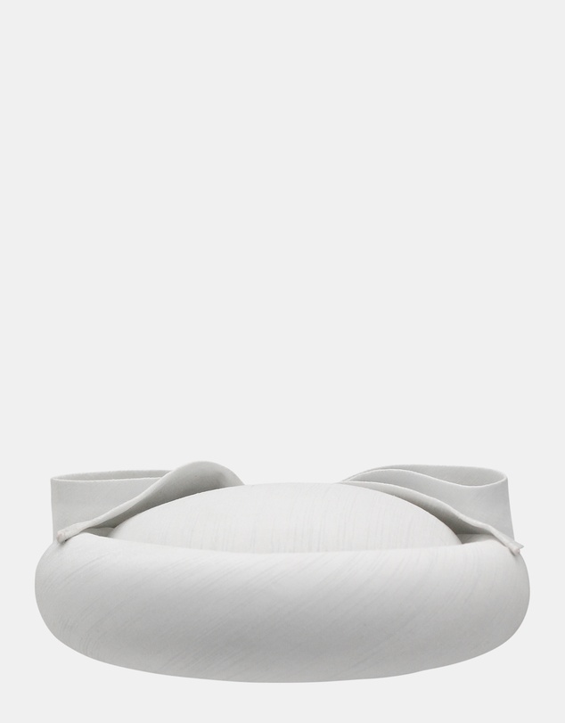 Morgan & Taylor - Samara Pillbox Hat in White