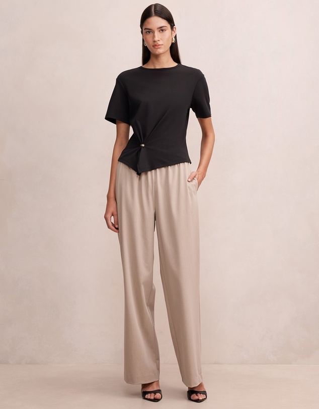 Forever New - Ella Elastic Wide Leg Pants