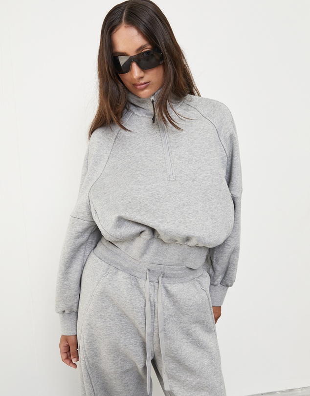 Pinky & Kamal - 1/4 Zip Fleece Sweater