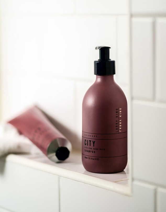 Larry King Haircare - City Life Shampoo Bottle