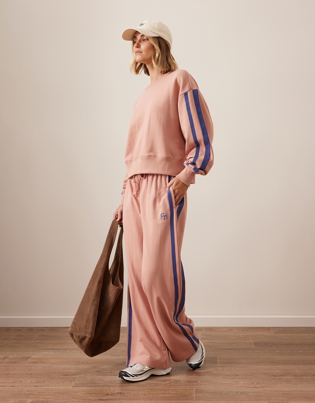 Ceres Life - Gigi Wide Leg Terry Trackpant