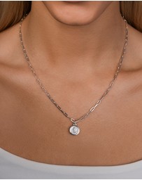 Von Treskow - Micro Coin Fine Clip Chain Necklace