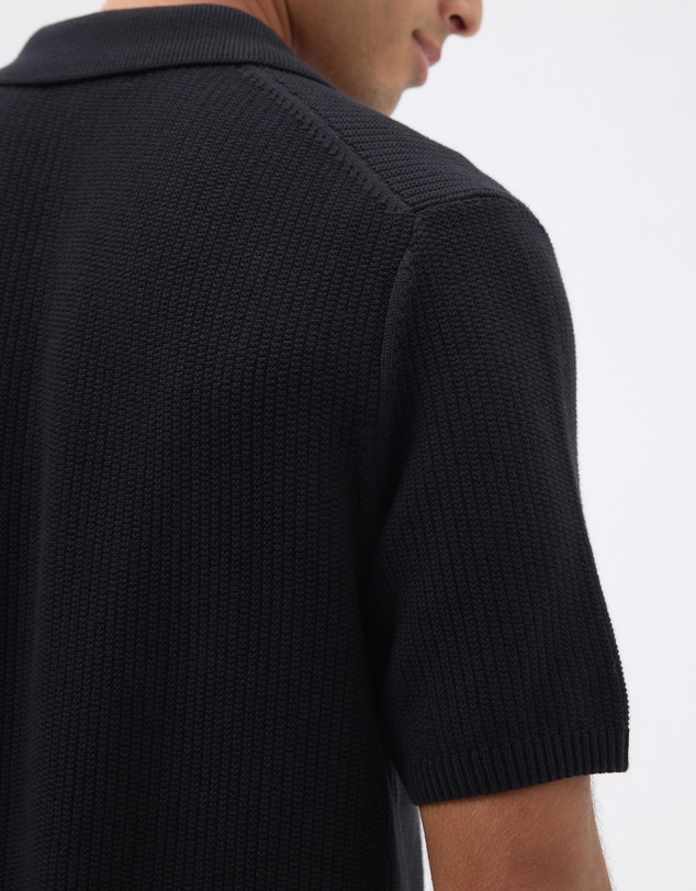 AERE - Organic Cotton Zip Knit Shirt