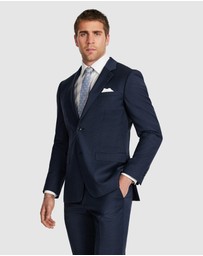Tarocash - Ty Slim Check Wool Suit Jkt