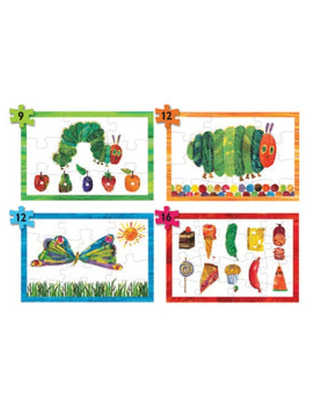 The Very Hungry Caterpillar - 4 In 1 Wooden Puzzle Box