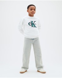 Calvin Klein Jeans - Boys Monologo Terry Sweatshirt