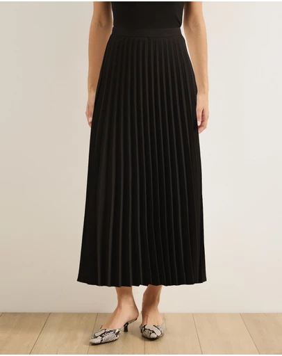 Atmos&Here - Evie Pleated Midi Skirt
