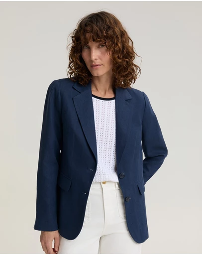 Sportscraft - Freya Short Linen Blazer