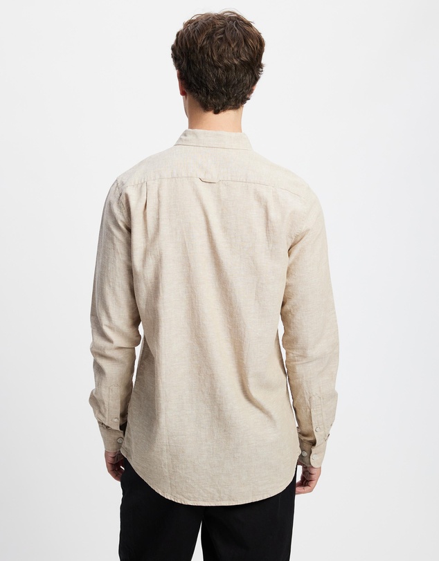 Staple Superior - Hamilton Linen Blend LS Shirt
