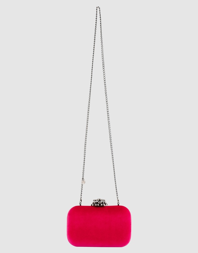Olga Berg - Emilia Velvet Clutch