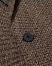 Calibre - Unstructured Micro Jacquard Wool Blazer Mocha