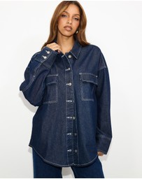 Dazie - Copenhagen Denim Shacket