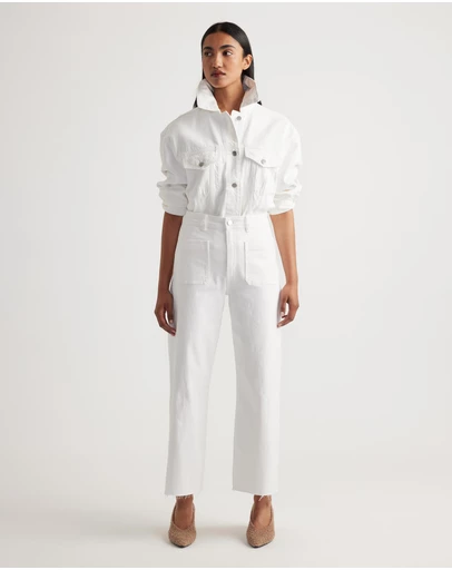 Decjuba - Darcy Cropped Wide Leg Jeans
