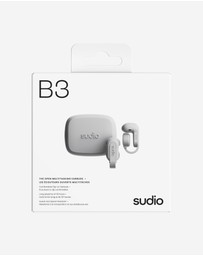 Sudio - B3 - Bone Conduction Open-Ear True Wireless Bluetooth 5.4 Headphones/Earbuds