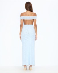 Dazie - Yacht Off-Shoulder Maxi Dress