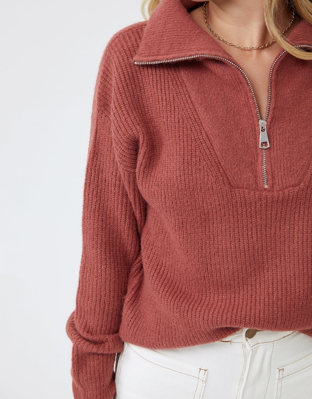 Esther & Co - Merete Knit - Brick