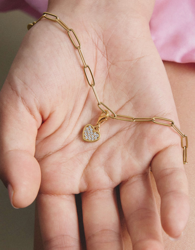 THOMAS SABO - Gold-Tone Stainless Steel Charm Club Paperclip Bracelet
