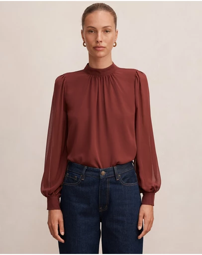 Forever New - Deja Sheer Blouse