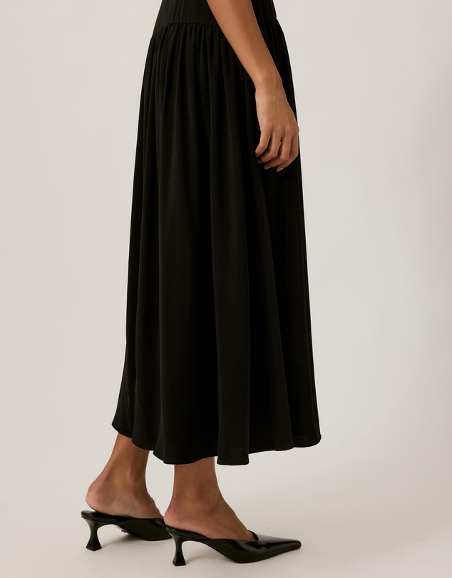 Tussah - Ella Puff Sleeve Midi Dress
