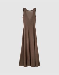 M.N.G - Long Dress with A Draped Back