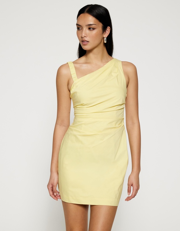 Lover - Kilian Asymmetric Tuck Mini Dress