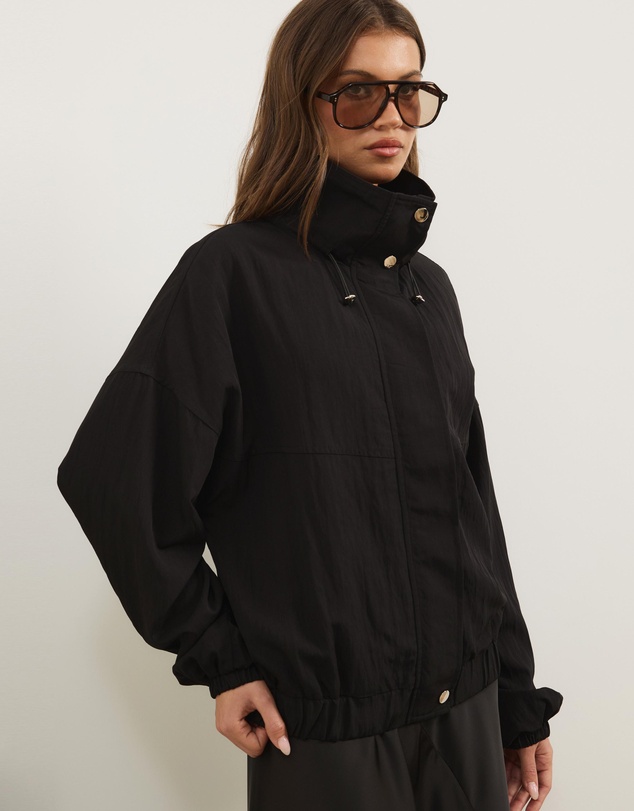 Atmos&Here - Elsie Lightweight Funnel Neck Track Jacket