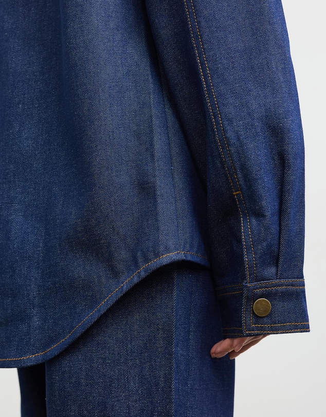 Sofia Irina - Oversized Denim Shirt