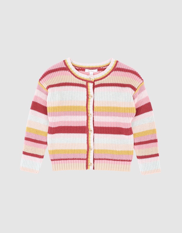 Fox & Finch - Orchard Bloom Stripe Cardigan - Kids