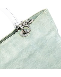 Pre-Loved by Azura Reborn - Pre-Loved Large Denim Cannage Acrylic Handles Lady Dior