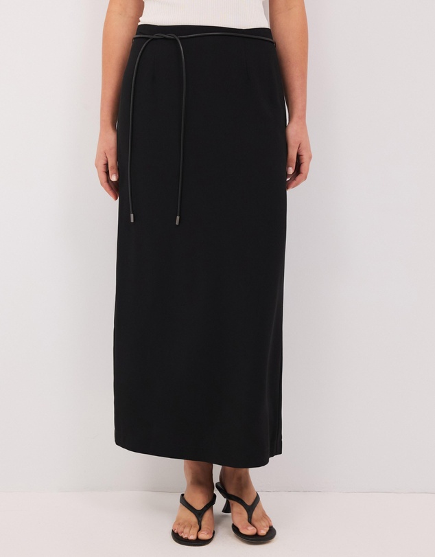 Calli - Mila Crepe Midi Skirt