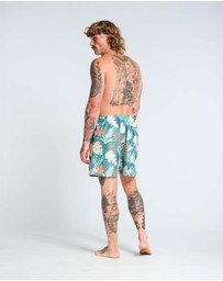 Vacancy Co - Abstract Leaf Swim Short