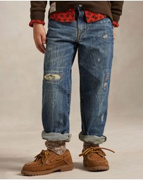 Polo Ralph Lauren - Lynwood Relaxed Fit Distressed Jeans - ICONIC EXCLUSIVE - Kids
