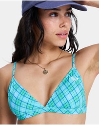 Roxy - Womens Printed Essentials Fixed Tri Bikini Top