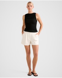 Forever New - Pippa Ruched Boat Neck Top