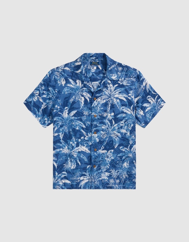 Polo Ralph Lauren - Classic Fit Tropical-Print Linen Shirt