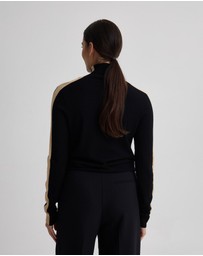 Oxford - Ela Contrast Panel Turtle Neck