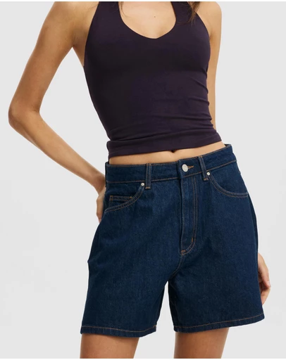 Cotton On - High 90s Denim Shorts