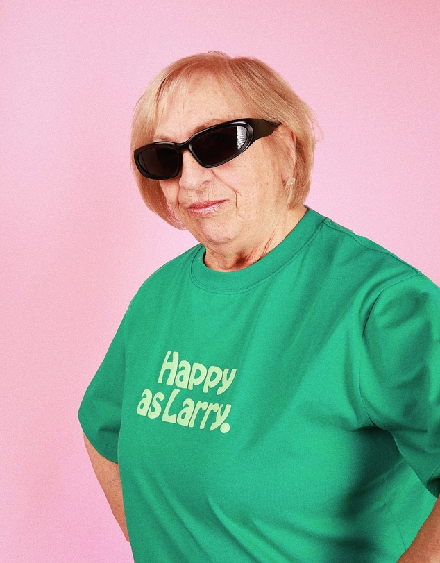 Skwosh - Happy As Larry Slang Tee in Green