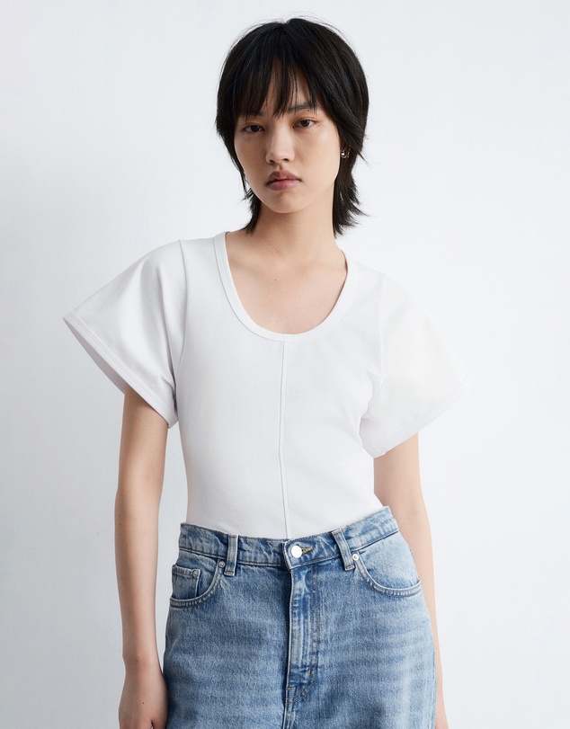 & Other Stories - Scoop-Neck T-Shirt