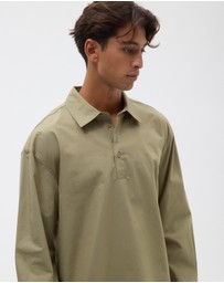 AERE - Front Placket Cotton Shirt