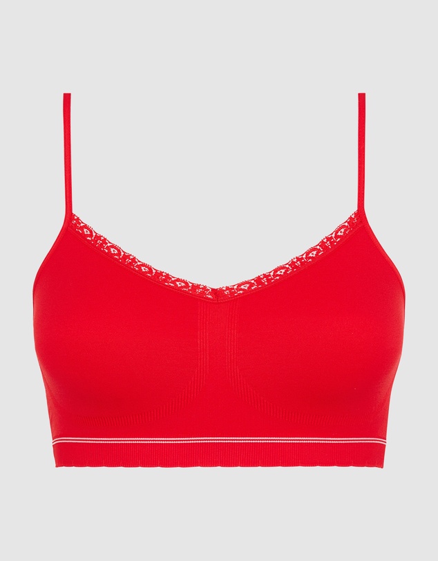 Billet Doux - Zen Attitude Crop Top Style Wirefree Bralette - 2 Pack
