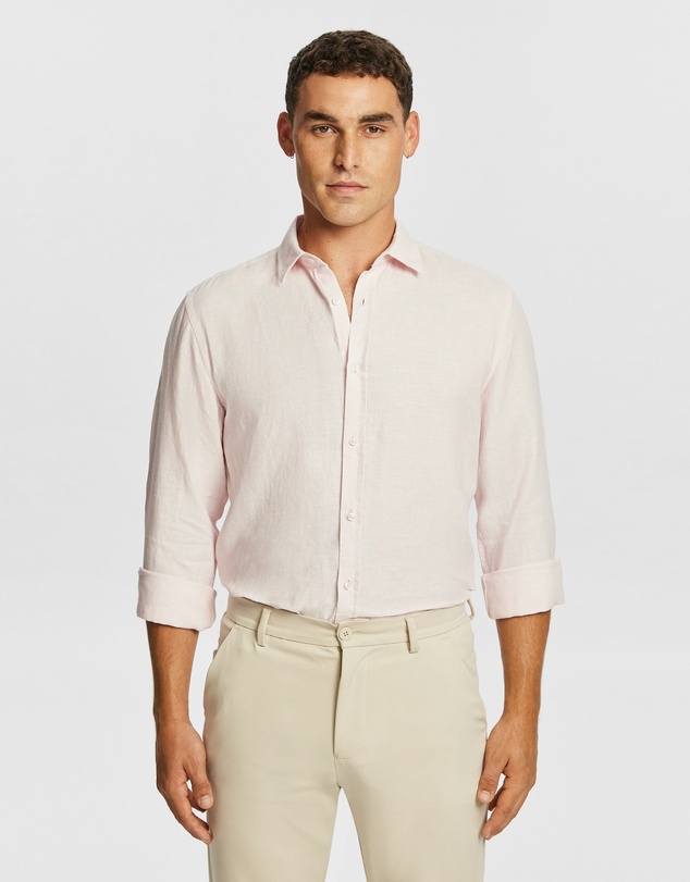 yd. - West Hampton Pure Linen Shirt
