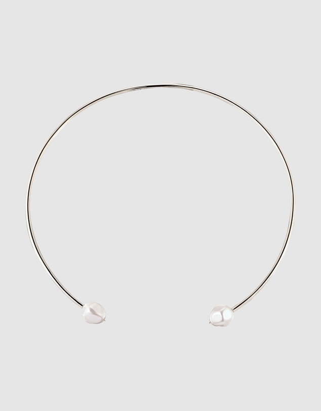 Elli Jewelry - Swarovski® Pearl Wire Choker in 925 Silver
