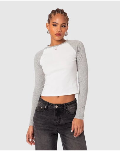 EDIKTED - Raya Long Sleeve T-Shirt