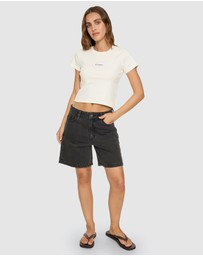 Thrills - Billie Low Rise Baggy Embro Shorts