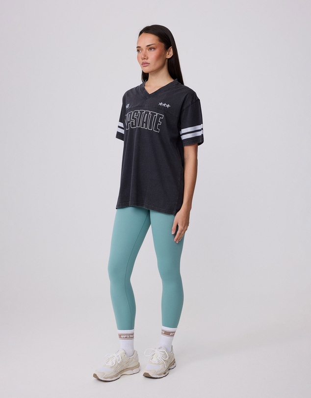 Upstate - Retro Tee - Washed Black